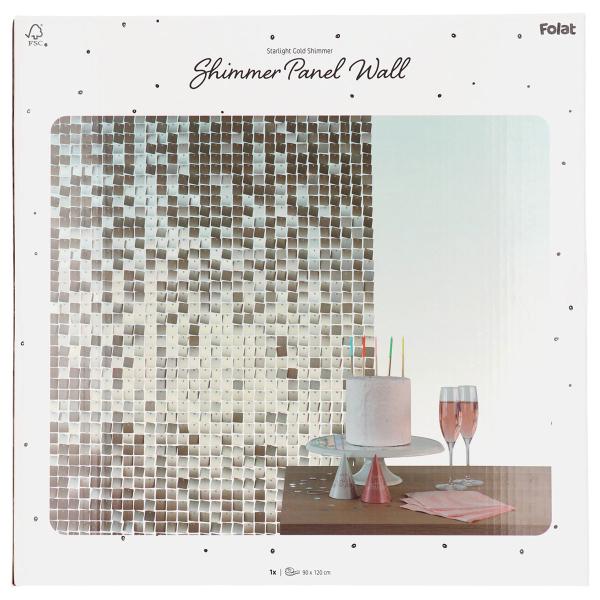 Backdrop Paljettpanel Starlight Gold 30x30 cm 12-pack