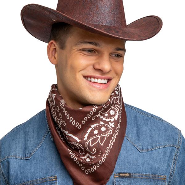 Brun Cowboy Bandana