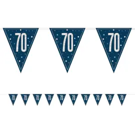 Vimpelgirlang 70 &aring;r M&ouml;rkbl&aring; 2,74 m