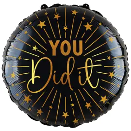 You Did It Folieballong med Stj&auml;rnor