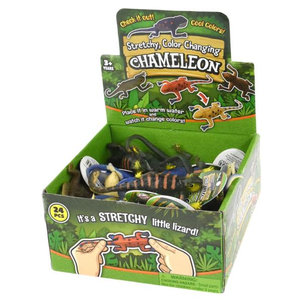 Gummi Ödla Färgskiftande