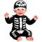 Maskeraddr&auml;kt Skelett Baby