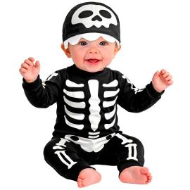 Maskeraddr&auml;kt Skelett Baby