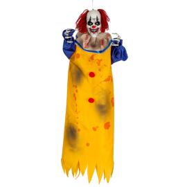 H&auml;ngande Clown med Ljud & Ljus