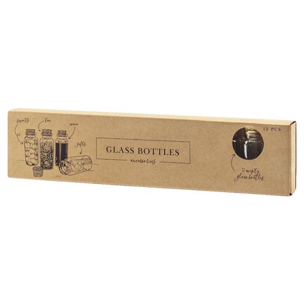 Små Glasflaskor med Kork