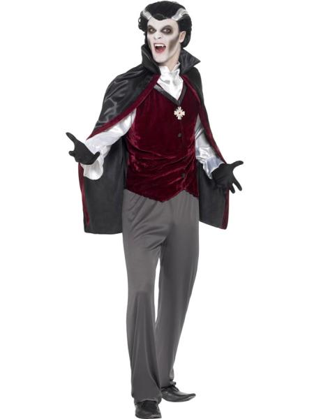 Vampyr Kostym Maskeraddräkt