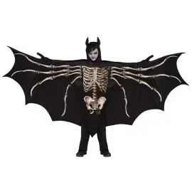 Fladdermus Tunika med Huva & Vingar Barn