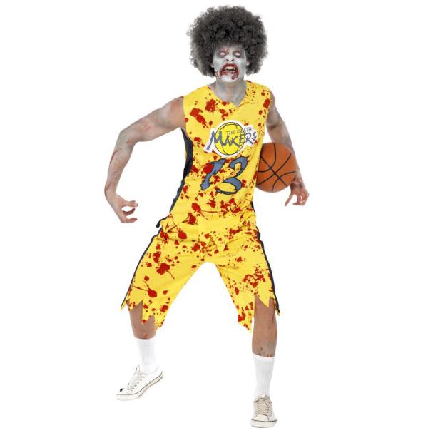 Zombie Basketspelare Maskeraddräkt