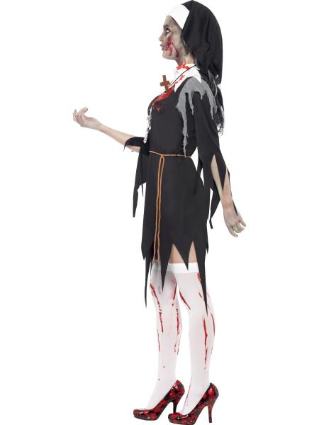 Zombie Nunna Maskeraddräkt