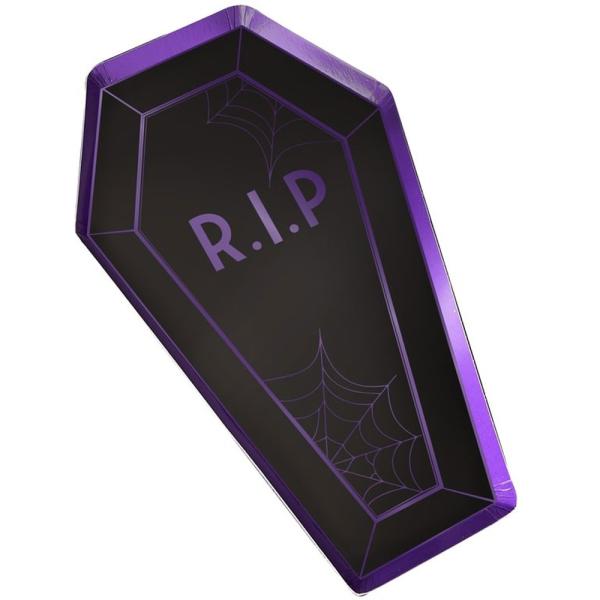 R.I.P Svarta och Lila Tallrikar