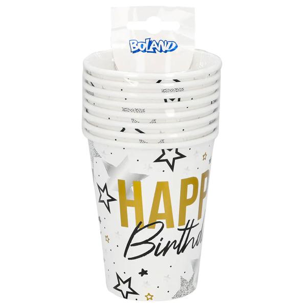 Pappersmuggar Happy Birthday 25 cl