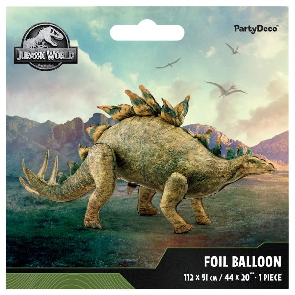 Jurassic World Stegosaurus Stående Ballong 112 x 51 cm