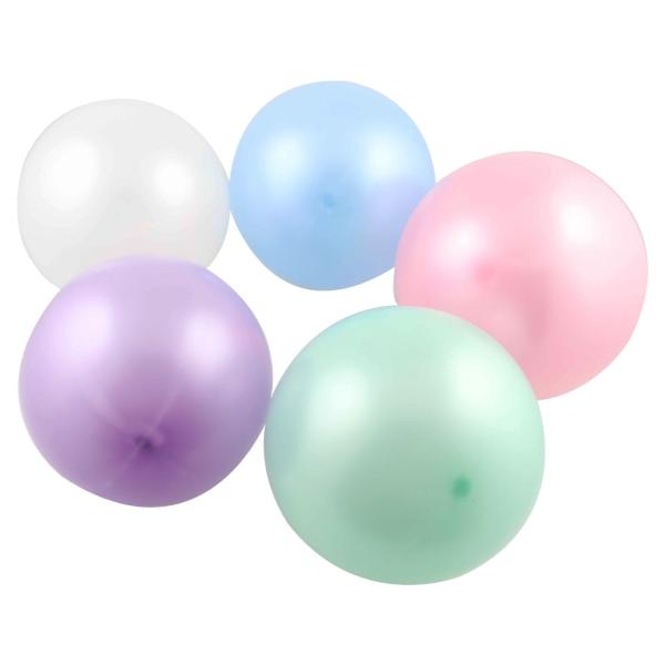 Pastell Ballonger Pärlemor