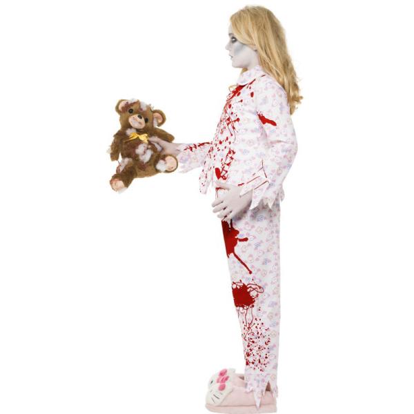 Zombieflicka i Pyjamas Maskeraddräkt