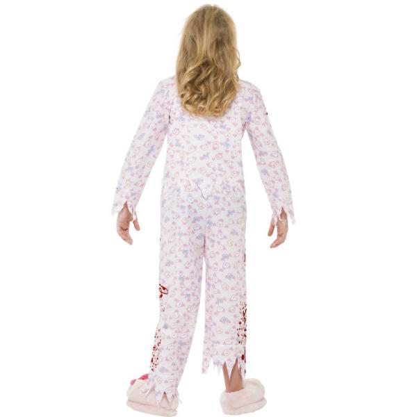 Zombieflicka i Pyjamas Maskeraddräkt