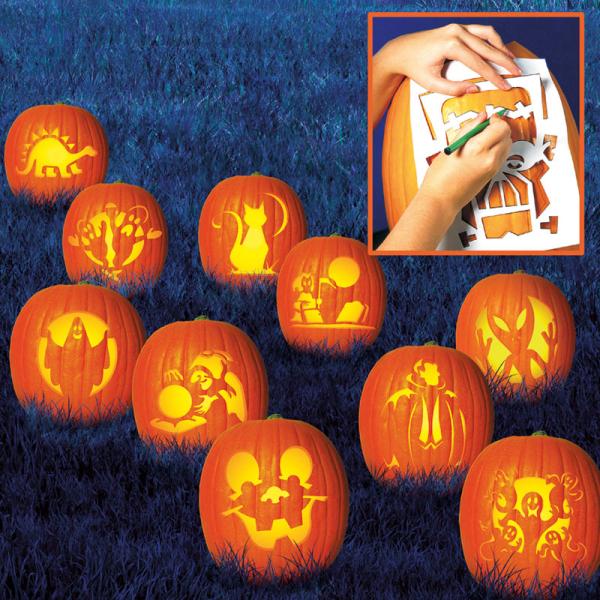 Halloween Pumpa Mallar Häfte