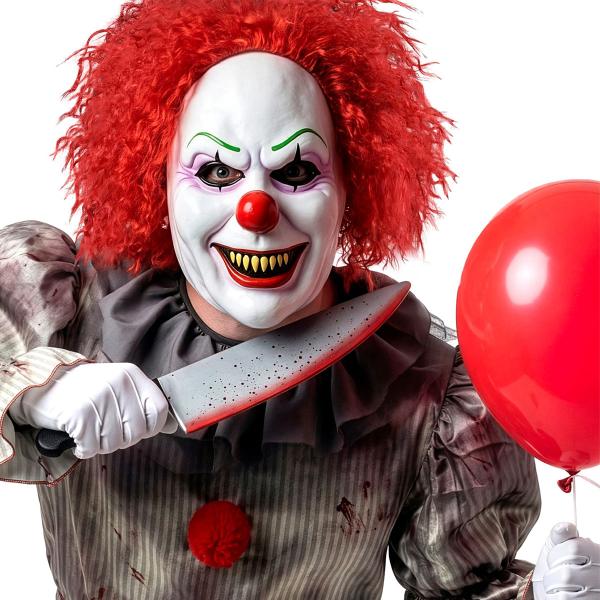 Läskig Clownmask