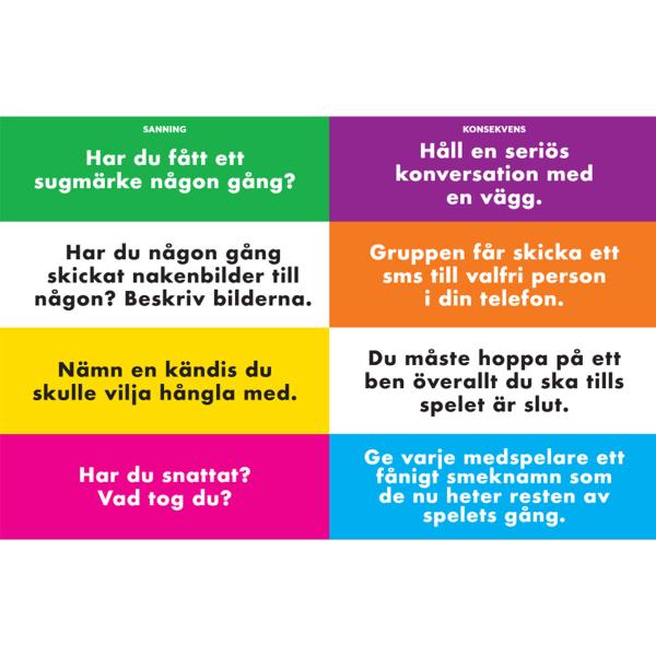 Sanning eller Konsekvens Kortspel 15+ år