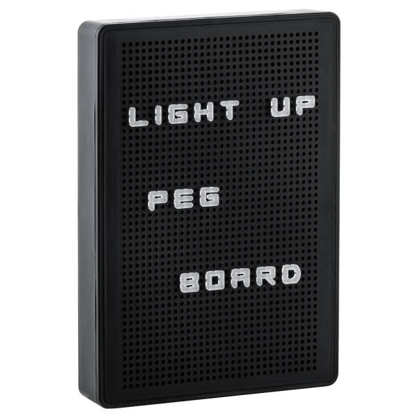 Håltavla med LED-Bokstäver