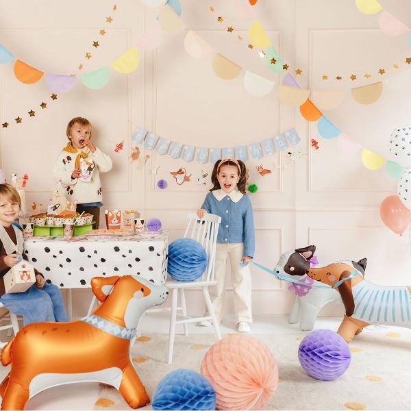 Gående Dachshund Folieballong & Hundkort