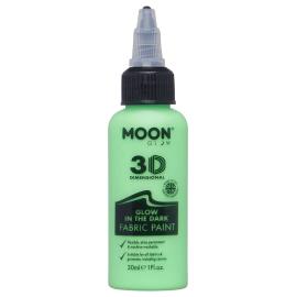 Moon Glow Självlysande Textilfärg Grön 30 ml