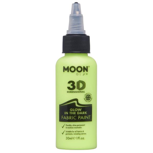 Moon Glow Självlysande Textilfärg Gul 30 ml