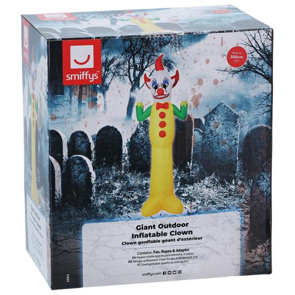 Gigantisk Uppblåsbar Clown Dekoration