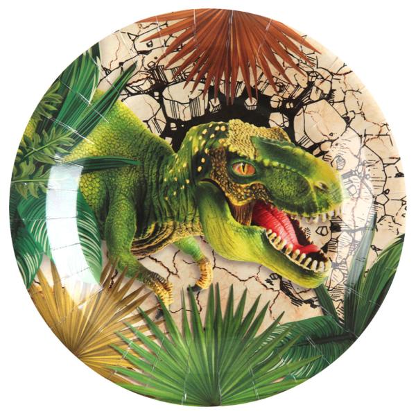Papptallrikar Dinosauriekalas