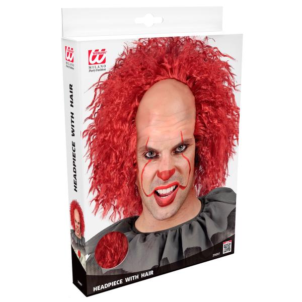 Clownperuk med Flint