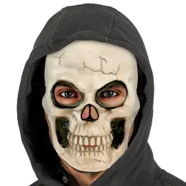 D&ouml;dskallemask med Sprickor
