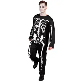 Skelett Svart Jumpsuit