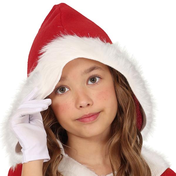 Tomtemor Juldräkt med Luva Barn