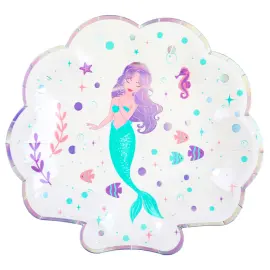 Papptallrikar Mermaid Party