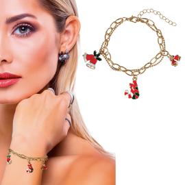 Armband med Julberlocker