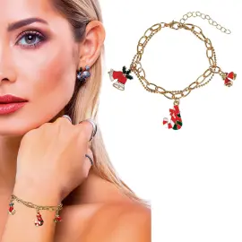 Armband med Julberlocker