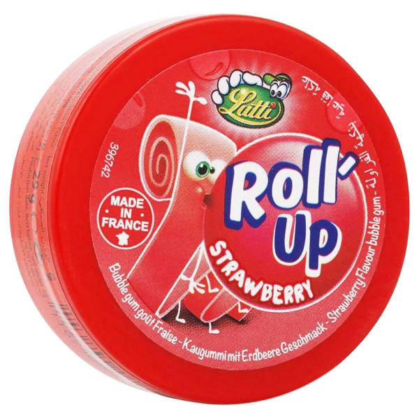 Roll-Up Tuggummi Jordgubb