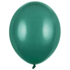 Starka Ballonger Flaskgrön Pastell 23 cm 100-pack