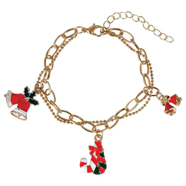 Armband med Julberlocker