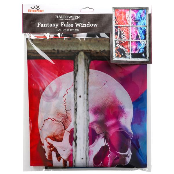 Fönsterdekoration Halloween Magiskt Skelett