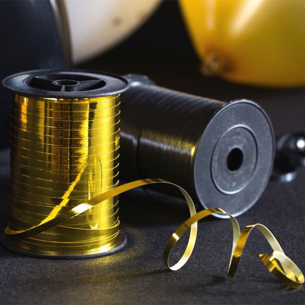 Ballongsnöre Guld 225m