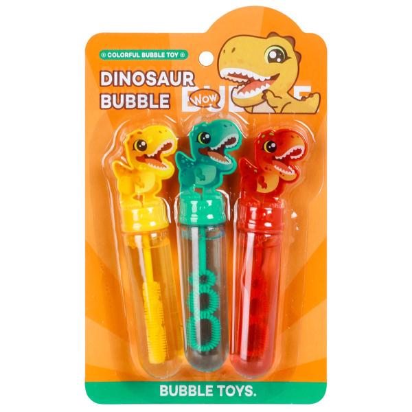 Såpbubblor Dinosaurie 3x35 ml 14 cm 3-pack