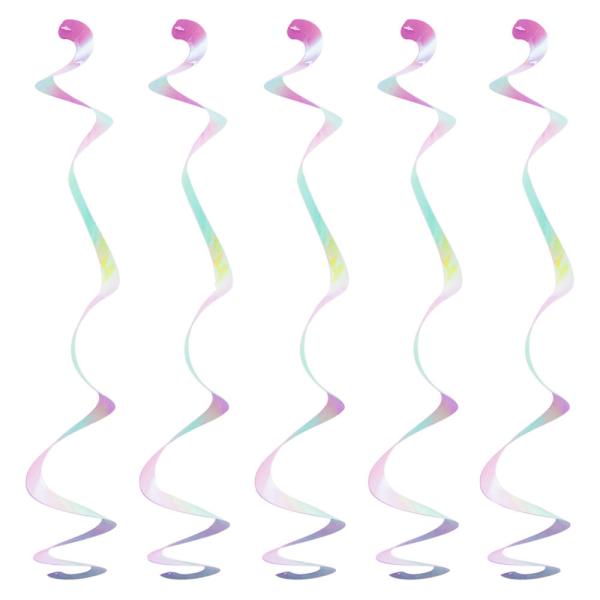 Hängande Swirl Dekorationer Iridescent