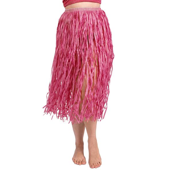 Rosa Hawaii Hula Kjol 77 cm