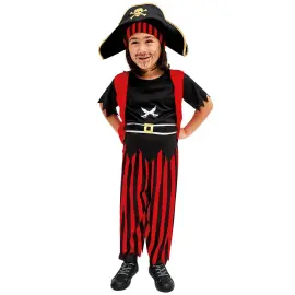 Pirate Boy Maskeraddräkt Barn 96-116 cm