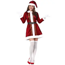 Tomtemor Juldr&auml;kt M&ouml;rkr&ouml;d