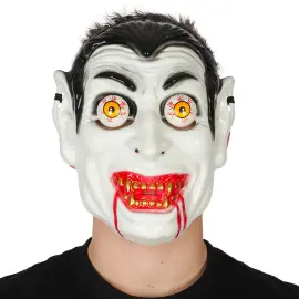 Galen Vampyrmask med Rörliga Ögon