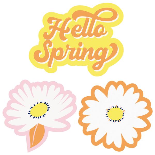 Klistermärken Blommor & Vår Vinyl 3-pack