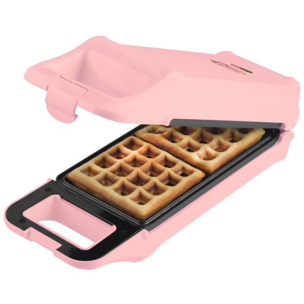 Rosa Flipover Våffeljärn
