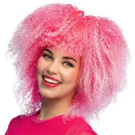 Lockig Peruk Neonrosa