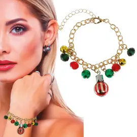 Armband med Julgranskulor